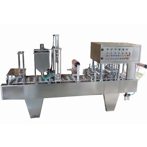 AUTOMATIC CONTINUOUS TYPE CUP FILLING AND SEALING MACHINE - IA-9000A-6