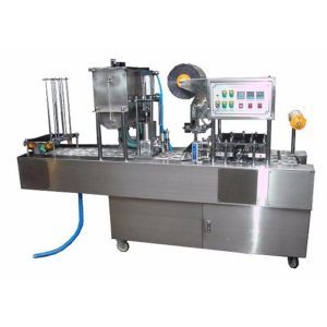 AUTOMATIC CONTINUOUS TYPE CUP FILLING AND SEALING MACHINE - IA-9000A-2