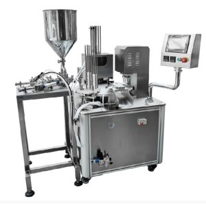 AUTOMATIC DISC ROTARY FILLING AND SEALING MACHINE