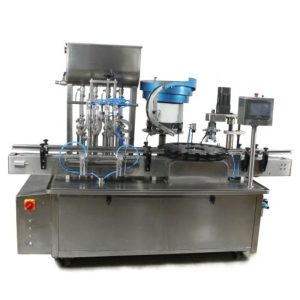AUTOMATIC FILLING AND CAPPING MACHINE  (ALL IN ONE MACHINE) – 2 HEAD FILLING