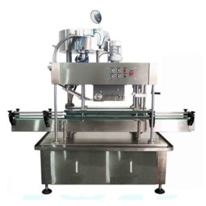 AUTOMATIC PRESS TYPE CAPPING MACHINE