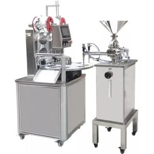AUTOMATIC ROTARY TYPE CUP FILLING & SEALING MACHINE
