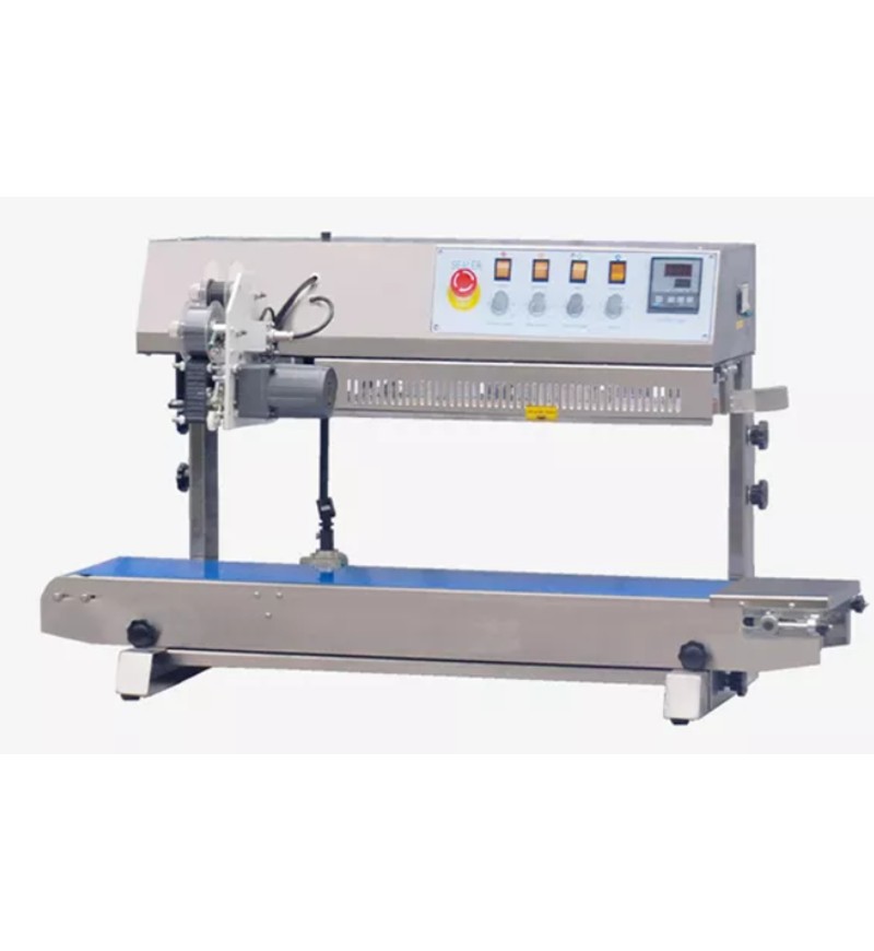 CONTINUOUS BAND SEALER MACHINE WITH COLOR RIBBON
