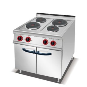 ELECTRIC RANGE WITH 4 HOT PLATE & CABINET