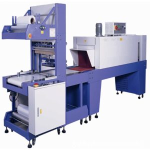 FULLY-AUTO SLEEV TYPE SEALER + SHRINK TUNNEL MACHINE