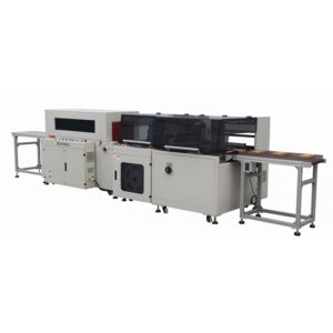 HIGH SPEED OF AUTOMATIC L-SIDE SEALING & SHRINK-PACKAGING MACHINE IA-550BTH + IA-500L/BM