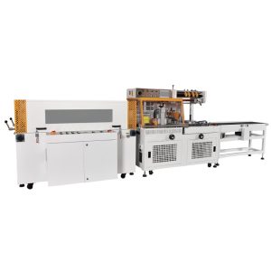 HIGH SPEED OF AUTOMATIC L-SIDE SEALING & SHRINK-PACKAGING MACHINE IA-50H/SPR + IA-5030/LW