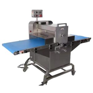 RAW MEAT DICING MACHINE WITH CONVEYOR