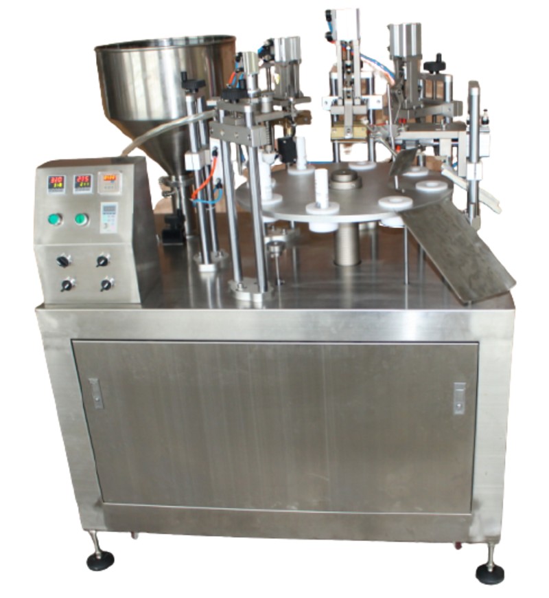 SEMI-AUTO TUBE FILLING & SEALING MACHINE