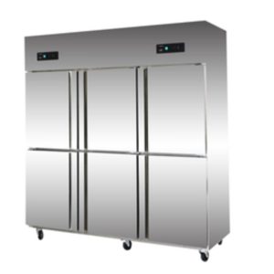 STAINLESS STEEL KITCHEN FREEZER & CHILLER (6 DOOR)